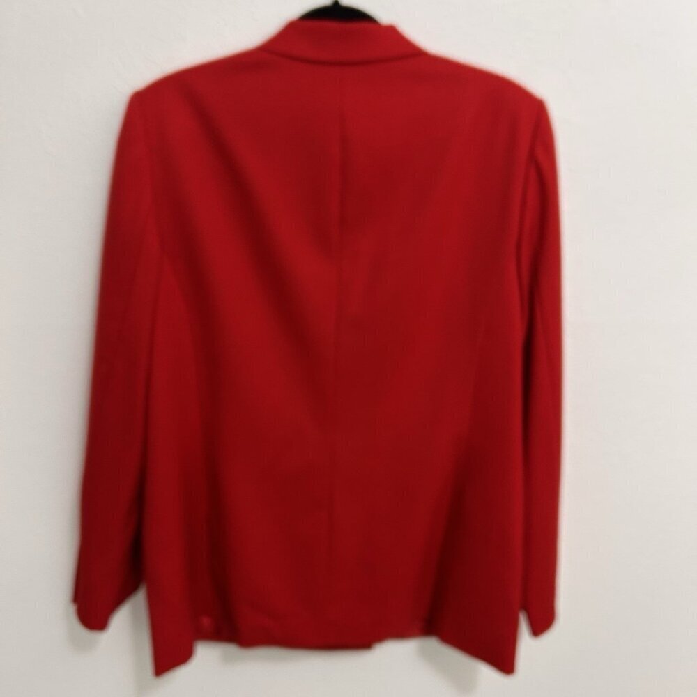 Pendleton Red Wool Structured Double-Breasted Bla… - image 7